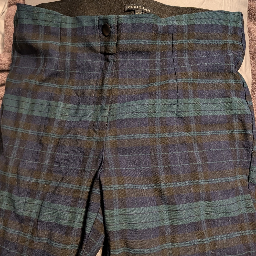 Violet & Reese Plaid Pants